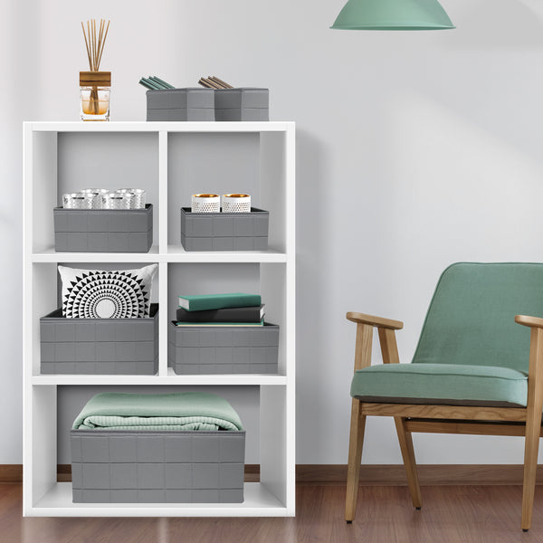 Sorbus Storage Set (7 Pack Square Stitch)