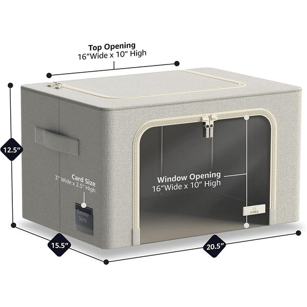 sorbus Storage Window Bin Set (Large)