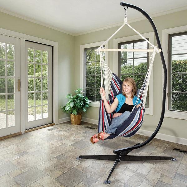 Sorbus Swivel Hammock Stand Chair Frame