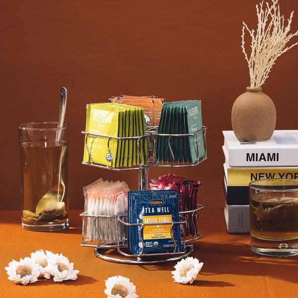 Sorbus Tea Bag Spinning Carousel