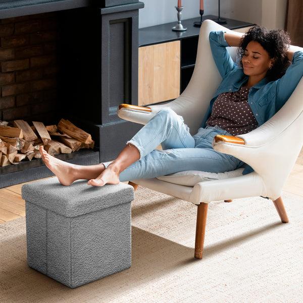 Sorbus Teddy Storage Ottoman