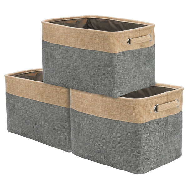 sorbus Twill Storage Basket Set (3 Pack)