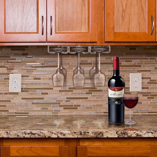 Sorbus Under Cabinet Stemware Rack