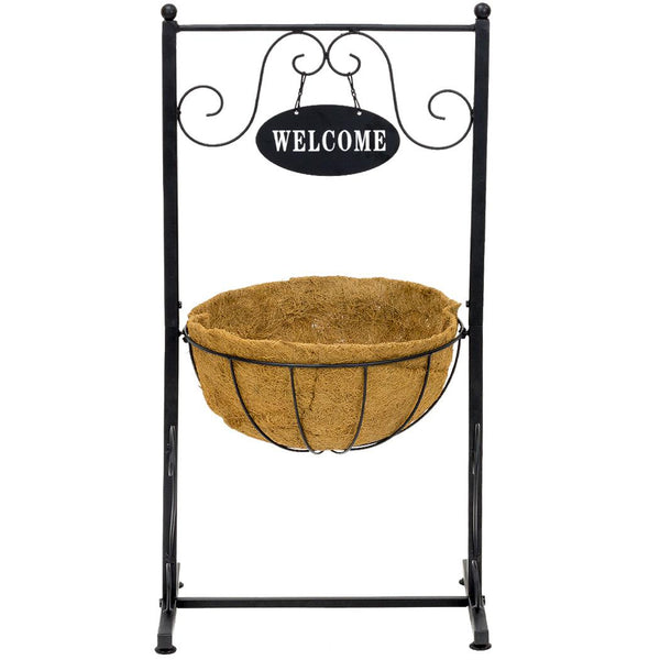 Sorbus Welcome Planter Basket Stand