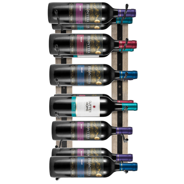 Sorbus Wine Rack And Glass Holder Wall Mounted (6Pc)