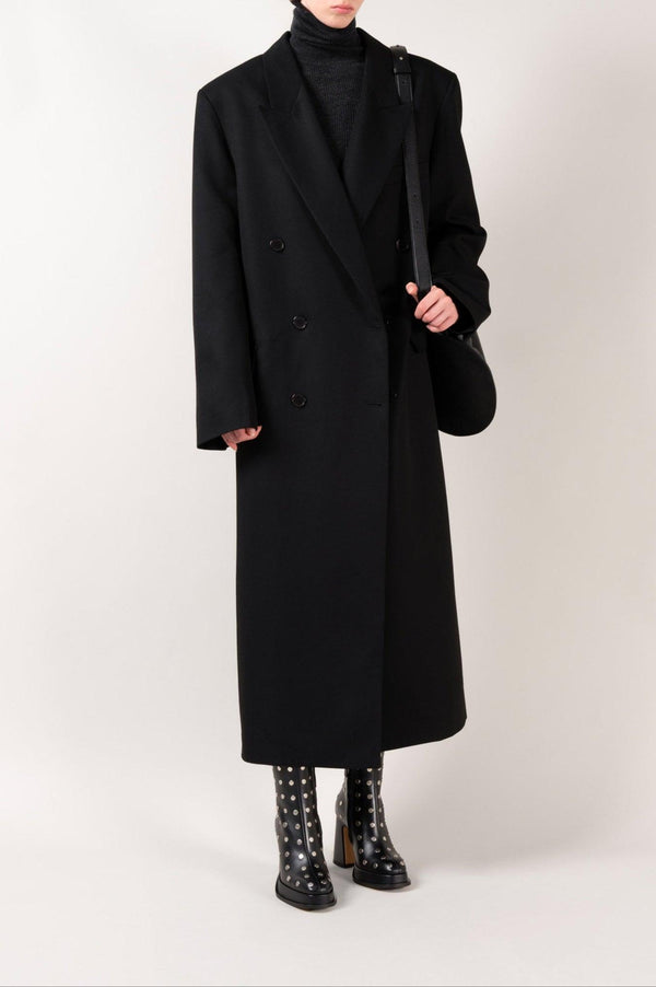 Souliers Martinez CHUECABlack Leather With Studs Platform Boots