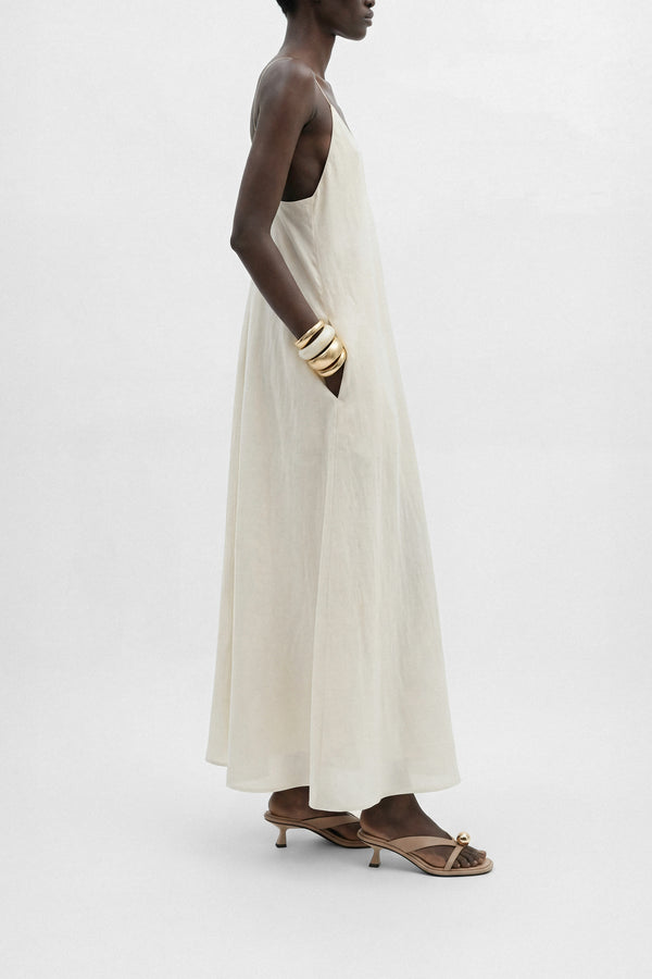 Souliers Martinez ESTELALight Brown Leather With Embellishment Sandals