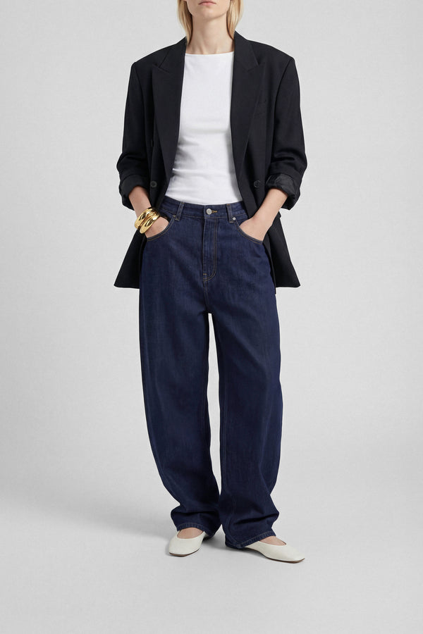 Souliers Martinez MONTJUICWhite Soft Leather Sacchetto Ballerina Flats