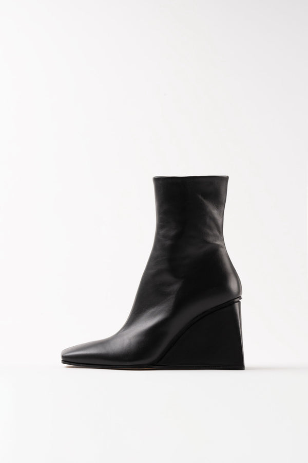 souliers martinez AKIRABlack Leather Ankle Boots