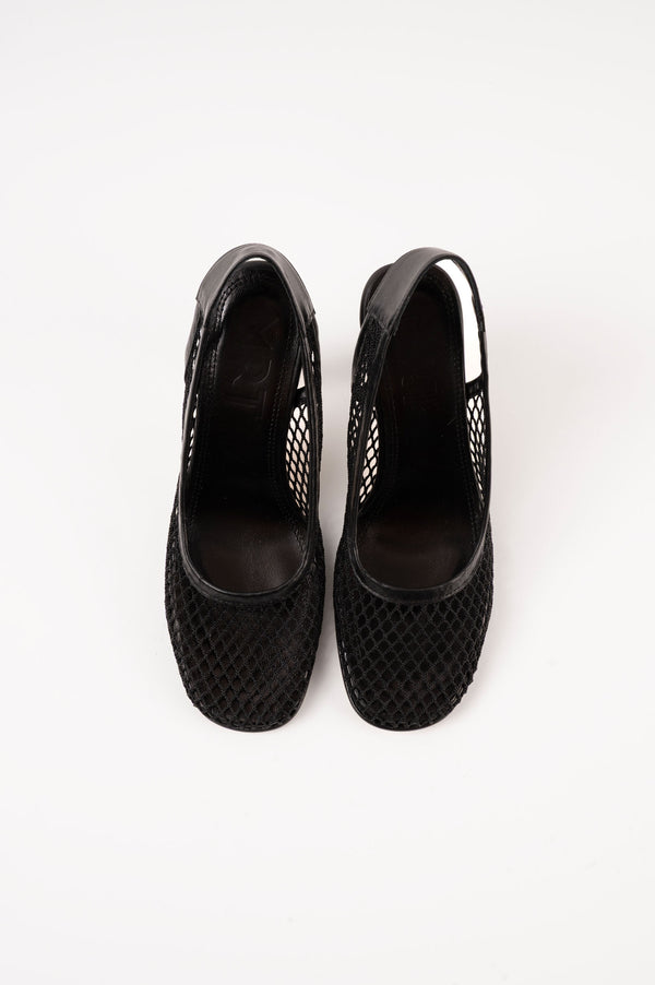 Souliers Martinez BEATRIZBlack Resille Pumps