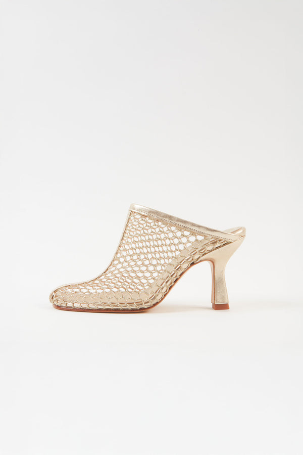 souliers martinez GIULIAGold Mesh Pumps