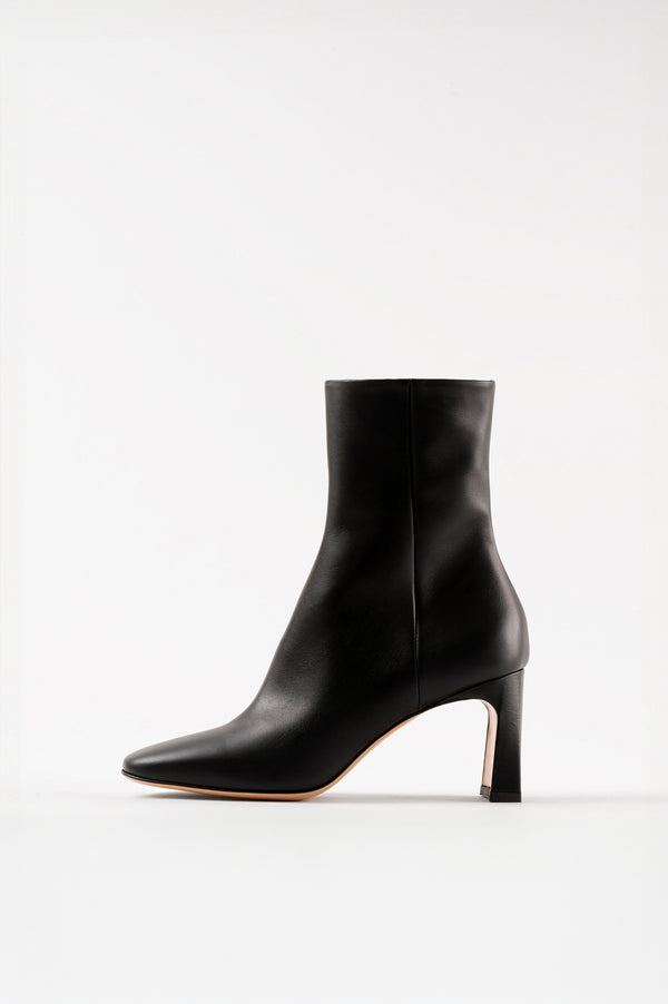 souliers martinez KAROLBlack Leather Ankle Boots