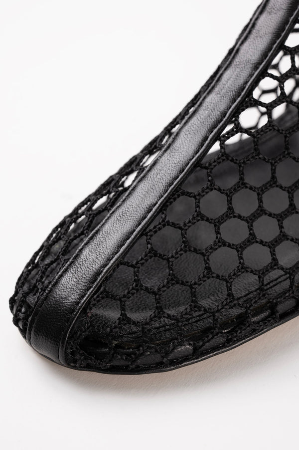 Souliers Martinez MAXIMABlack Mesh Boots
