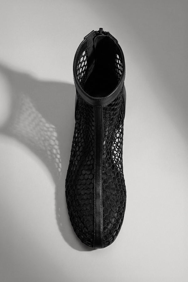 Souliers Martinez MAXIMABlack Mesh Boots