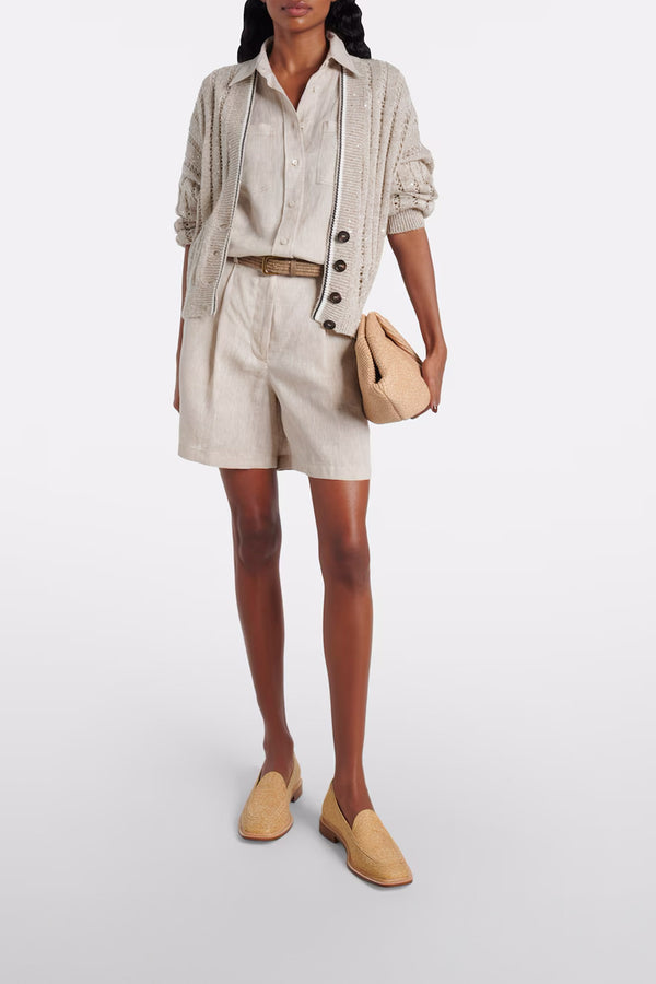 Souliers Martinez RIONatural Raffia Loafer