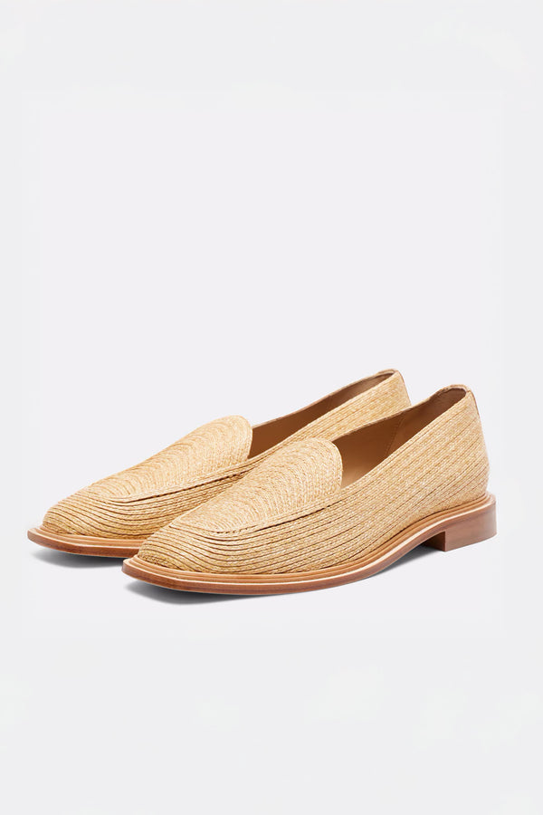 Souliers Martinez RIONatural Raffia Loafer