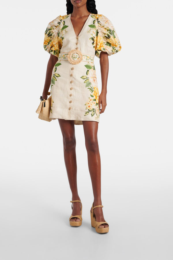Souliers Martinez SUMMERNatural Raffia Platform Sandals