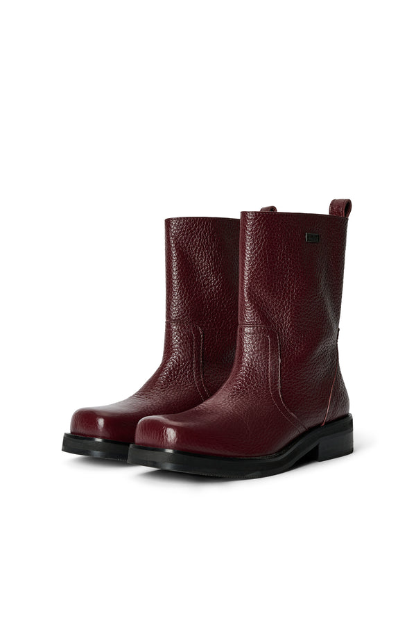 Soulland DELAWARE Structured Leather Boots