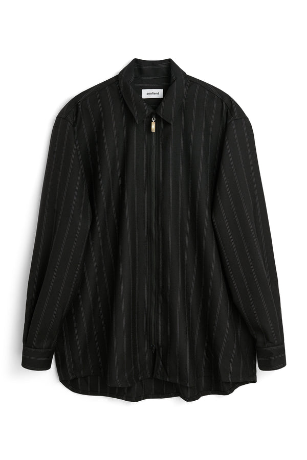 soulland DERRY zip front shirt jacket
