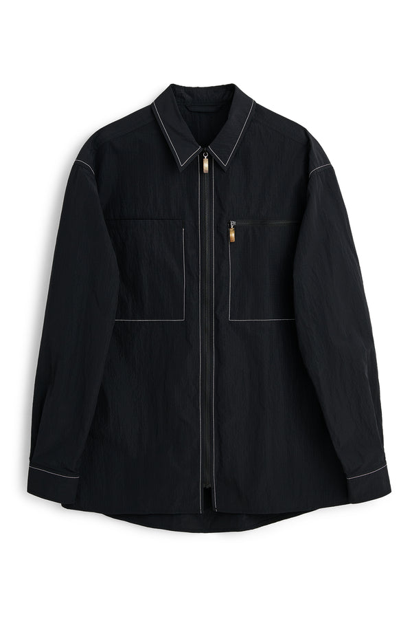soulland DERRY zip front shirt jacket
