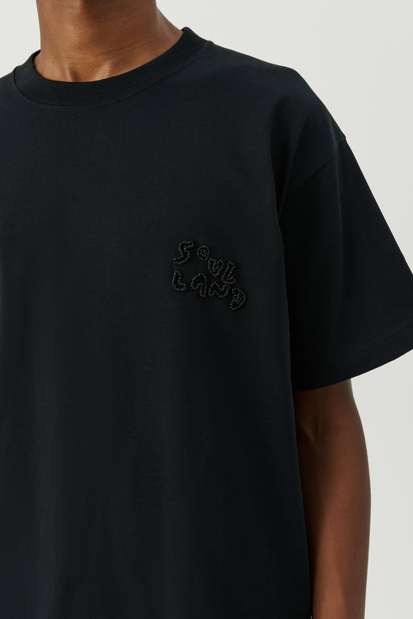 Soulland Kai Beaded Logo T-shirt
