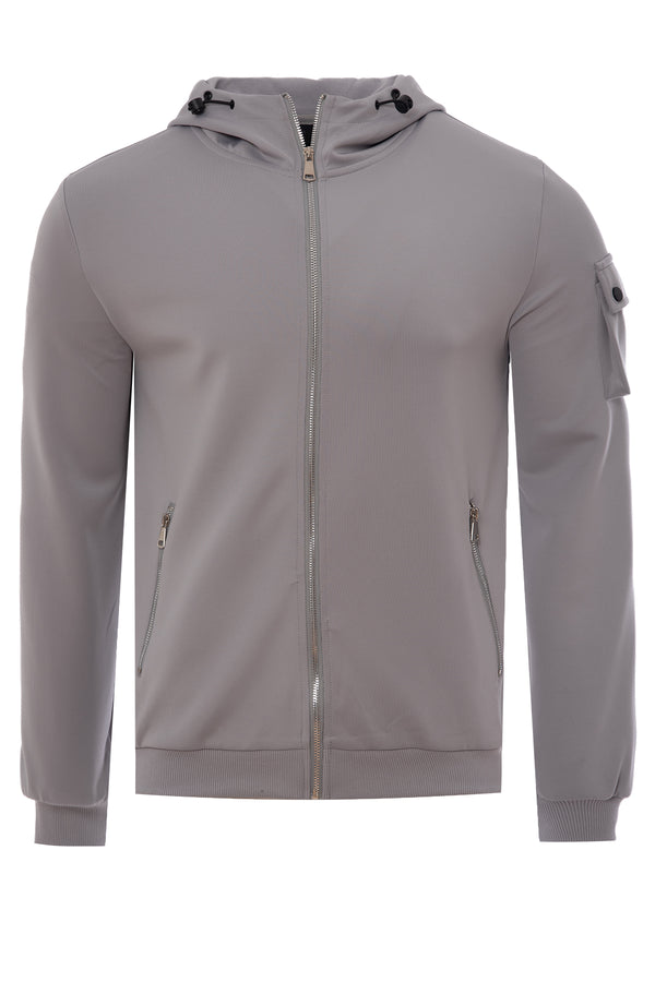 Soulstar Men's Lightweight Crew Neck Sweatshirt Black