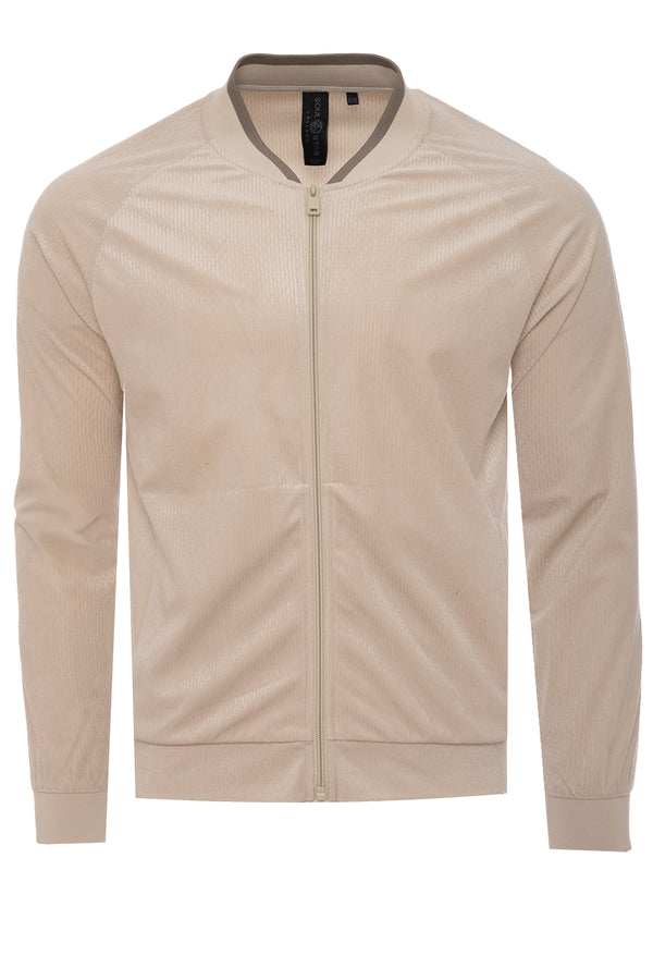 Soulstar Men's Velour Zip Up Luxury Sweatshirt Black