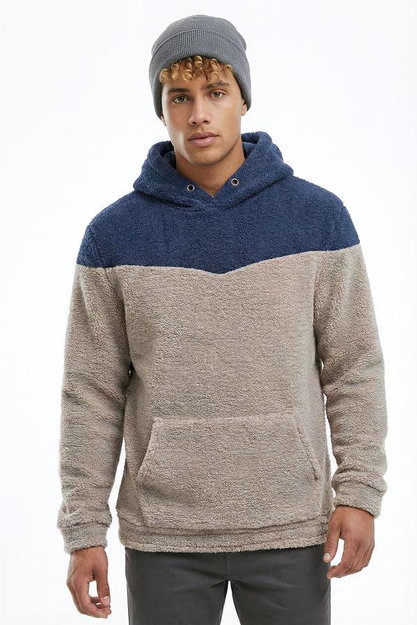 Soulstar Armstrong Teddy Fleece Hoodie Grey