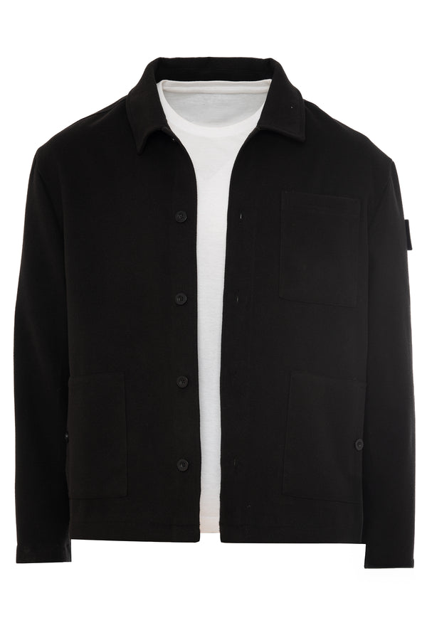 Soulstar Black Utility Shacket Black