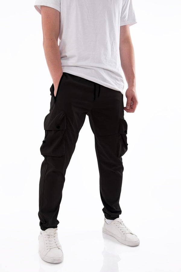 Soulstar Cargo Joggers - Multi-Pocket Navy