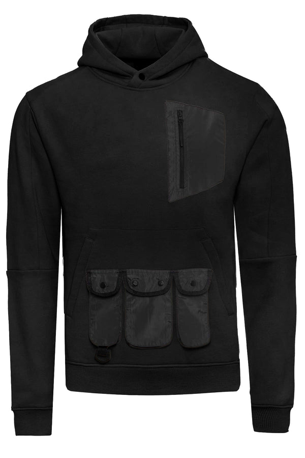 Soulstar Cargo Pocket Hoodie Navy