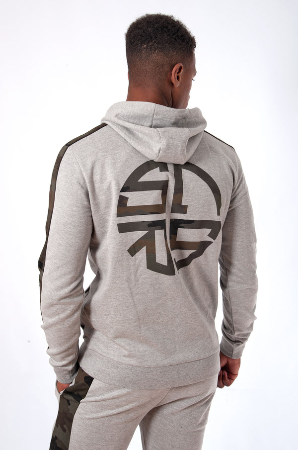 Soulstar Contrast Sleeve Tape Hoodie Black