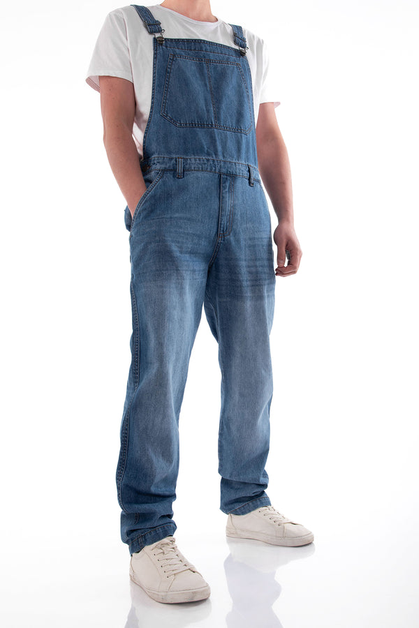 soulstar Denim Dungarees - Mid Blue Mid blue