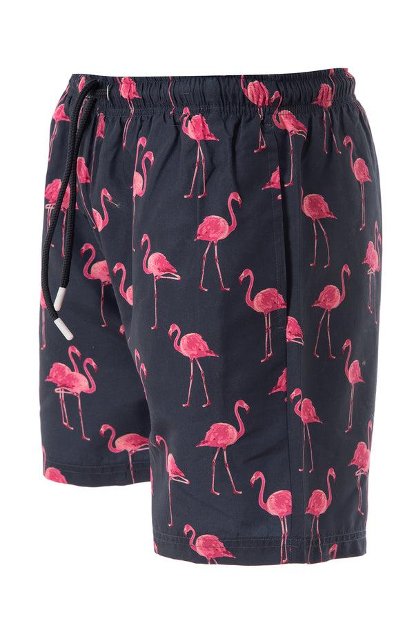 Soulstar Flamingo Swim Short Navy