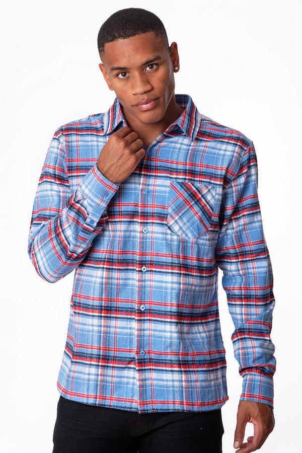Soulstar Flannel Shirt Blue