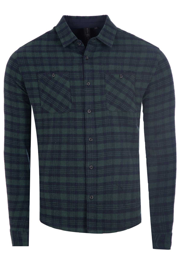 Soulstar Flannel Shirt Burgundy