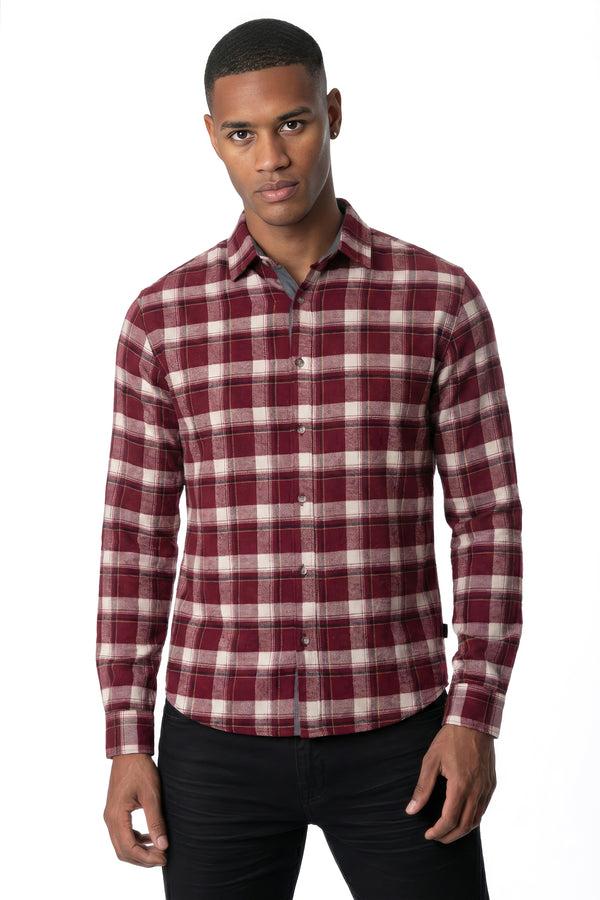 soulstar Flannel Shirt Red