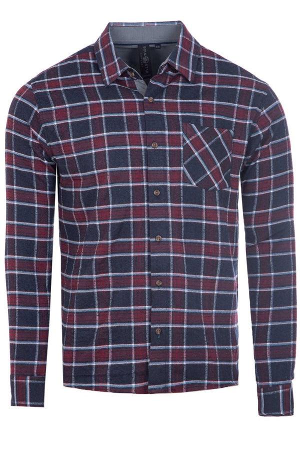 Soulstar Flannel Shirt Red