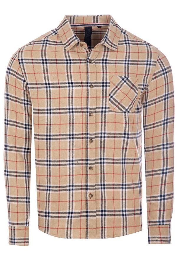 Soulstar Flannel Shirt Stone