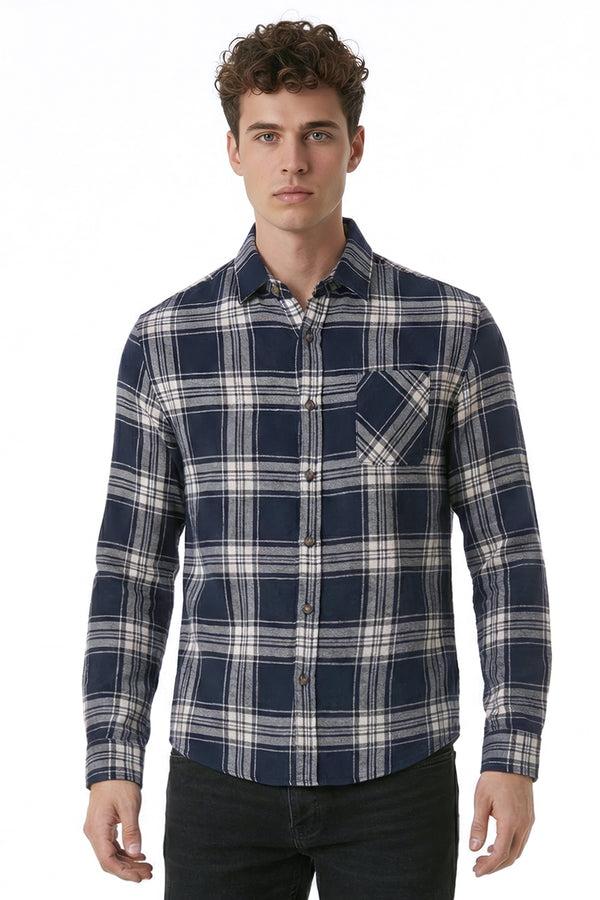 Soulstar Flannel Shirt White