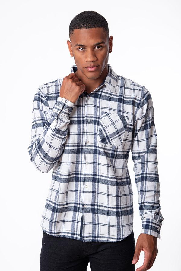Soulstar Flannel Shirt White