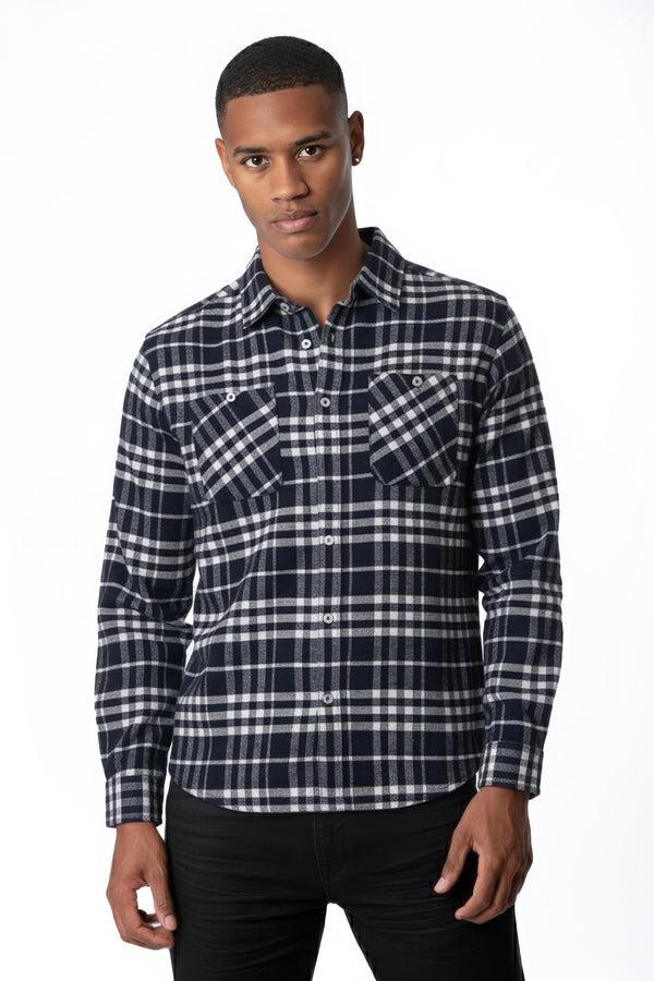 Soulstar Flannel Shirt White