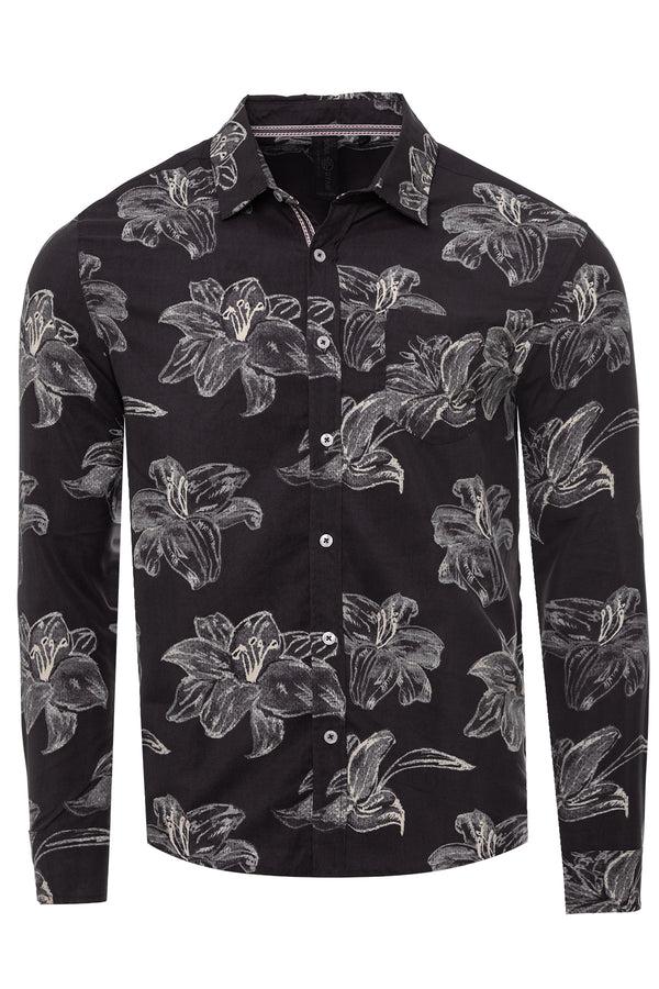 Soulstar Floral Shirt Navy