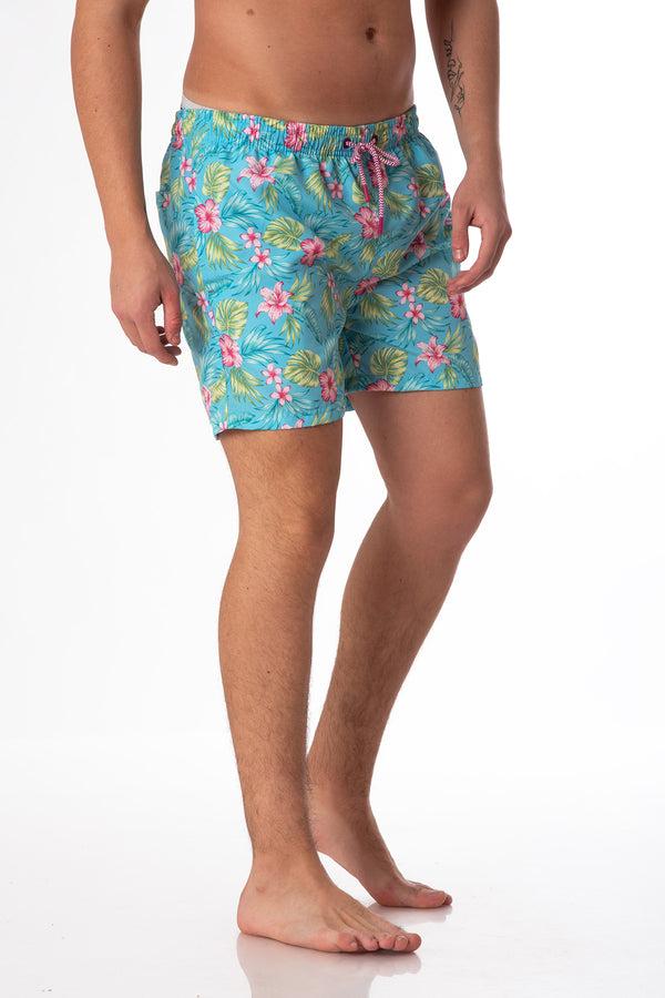 soulstar Floral Swimming Shorts Navy
