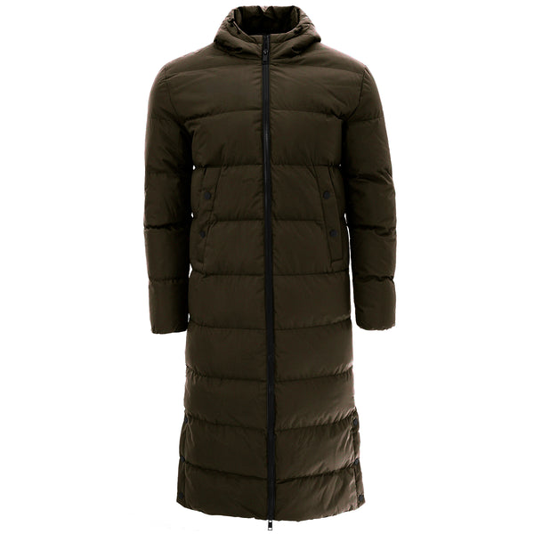 Soulstar Full Length Longline Puffer Jacket Black