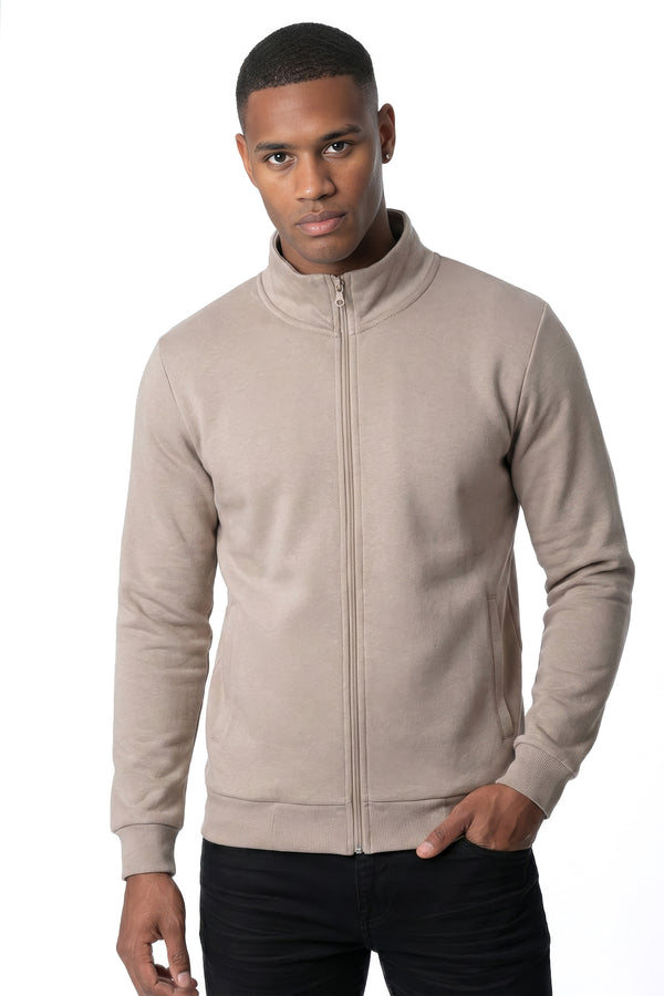 soulstar Full Zip Sweatshirt Stone