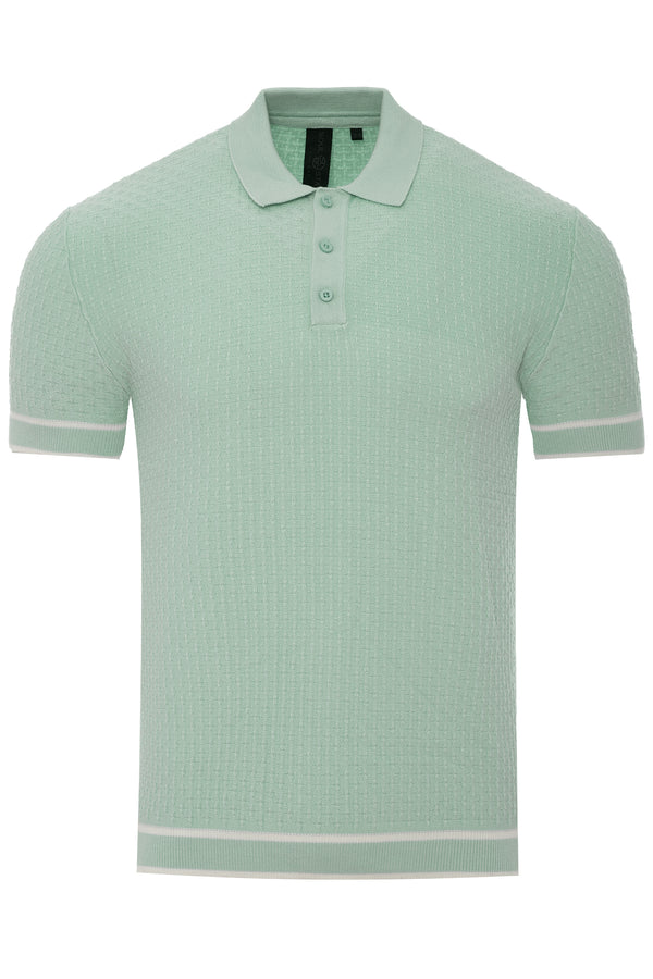 Soulstar Half Button Knitwear Sage