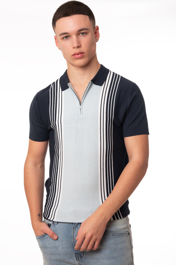 Soulstar Half Zip Collar Knitwear Taupe