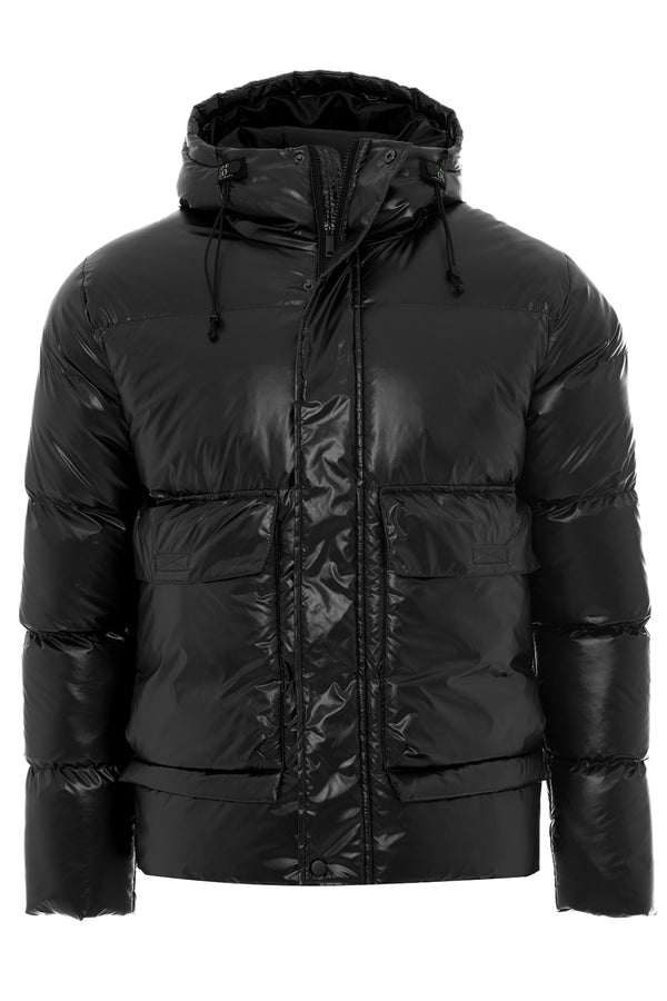 Soulstar High-Shine Puffer Jacket Black