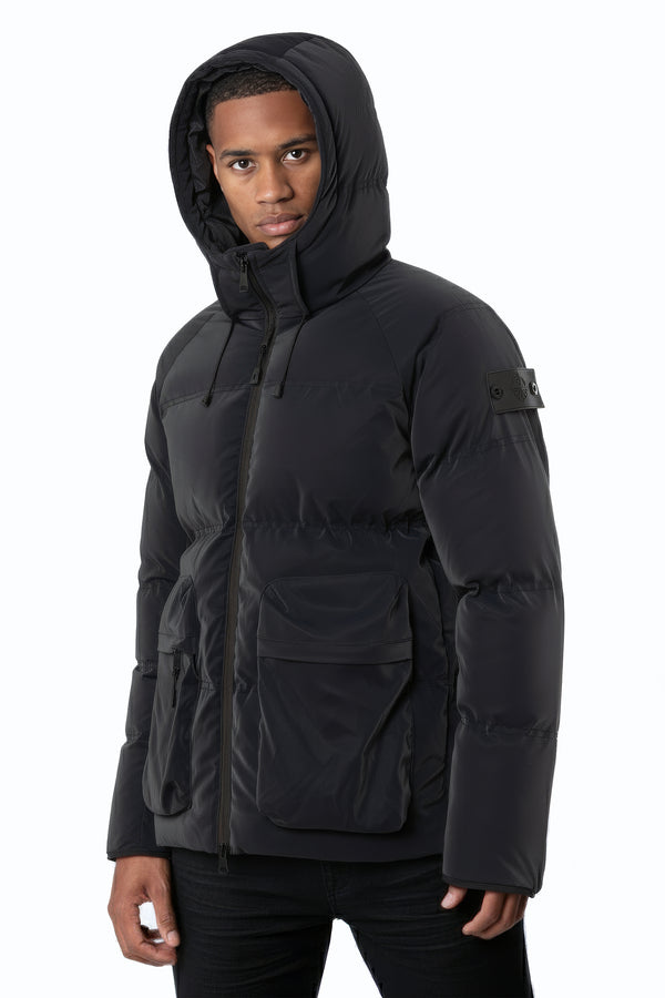 Soulstar Hooded Coat Black